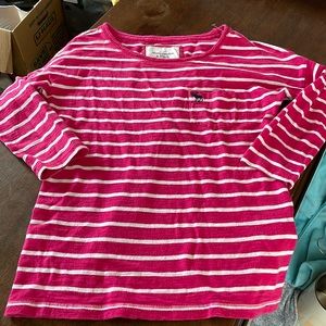Pink and white stripped shirt